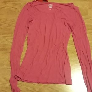 Pink long sleeve shirt